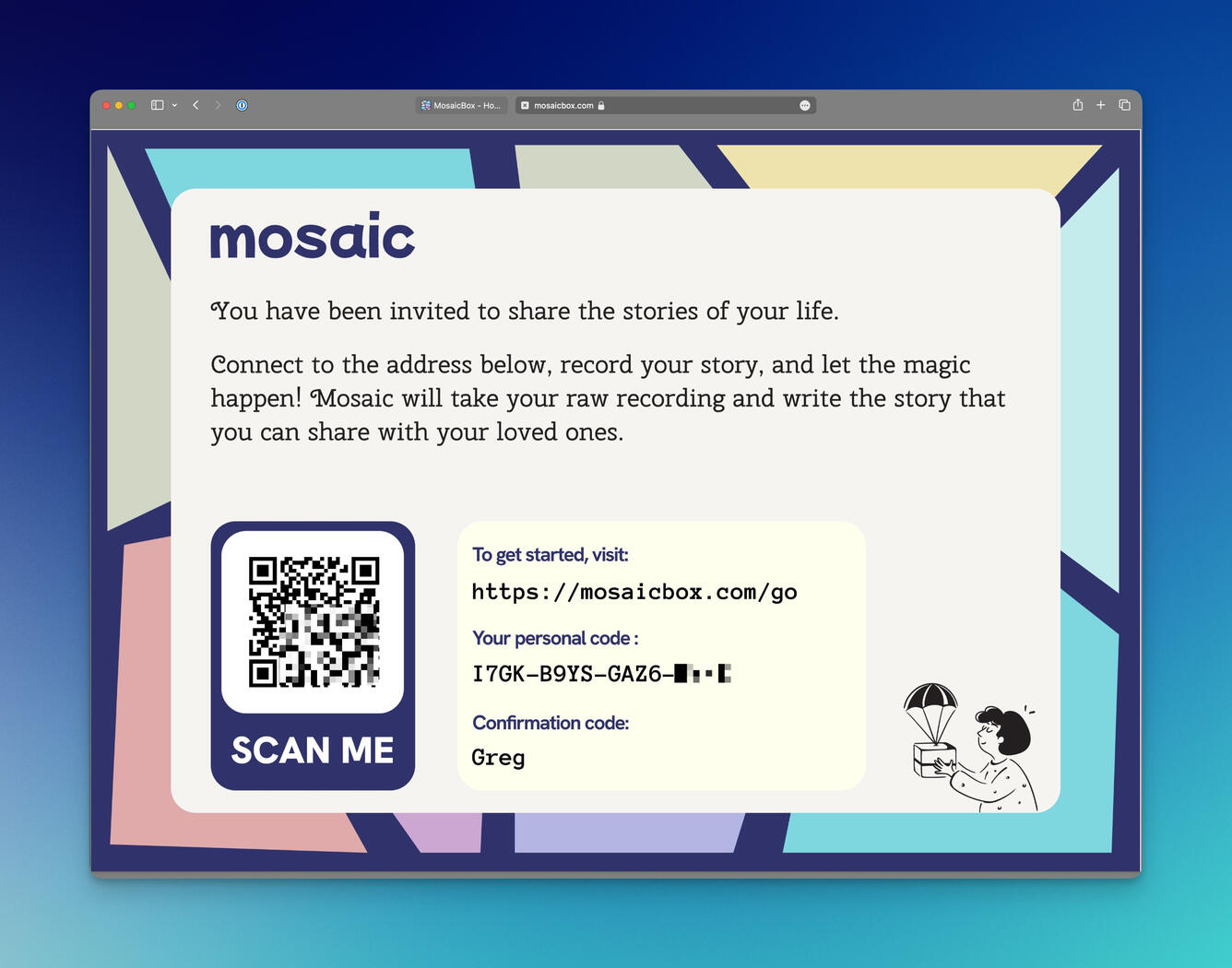 MosaicBox certificate